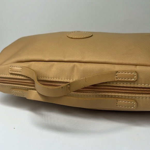 Longchamp Large Double Handle Clutch Zipper Nylon Dopp Bag Made in France - Picture 9 of 14